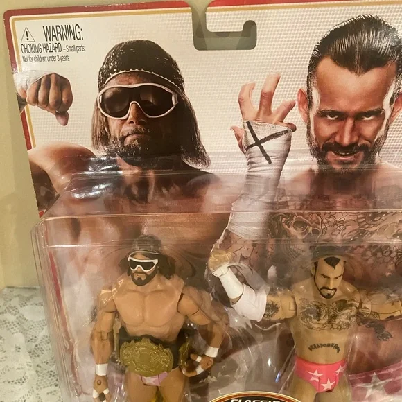 WWE Mattel Wrestling Figure 2 Pack Macho Man Randy Savage & CM Punk - Picture 3 of 10